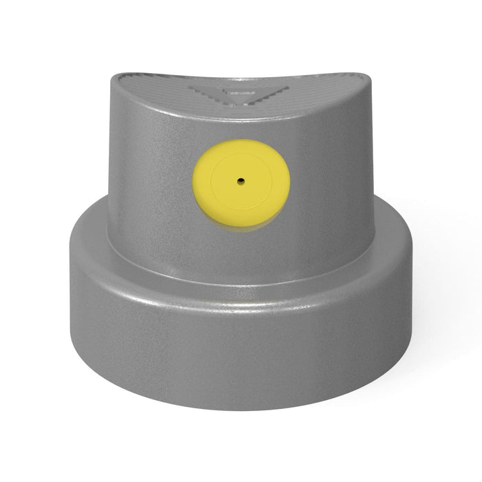 Fat Cap Silver With Yellow Dot
