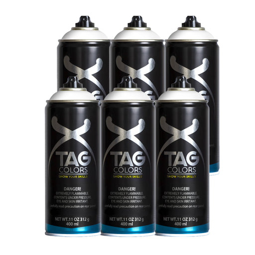 Six TAG Colors spray paint cans 6 can pack Discount best price
