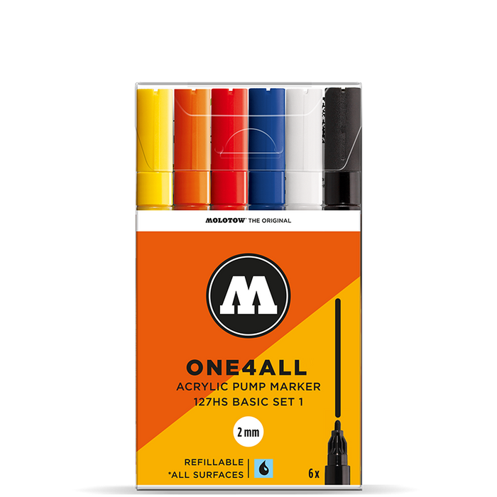 Molotow ONE4ALL 127HS Basic Set 1 (6)