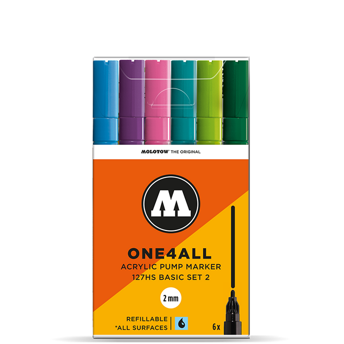 Molotow ONE4ALL 127HS Basic Set 2 (6)