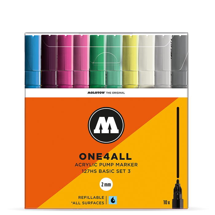 Molotow ONE4ALL 127HS Basic Set 3 (10)