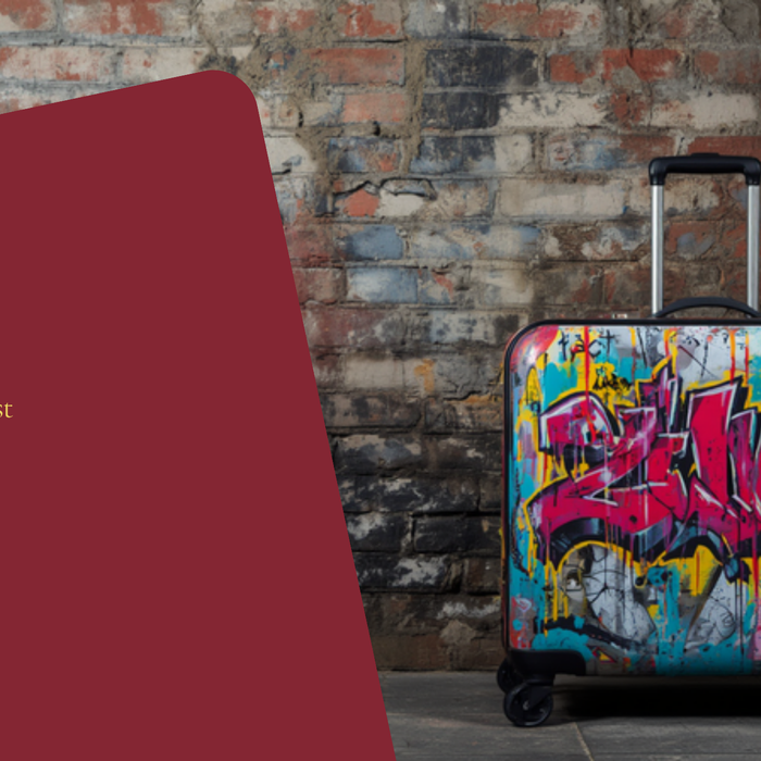 Graffiti Suitcases: How to Turn Your Luggage Into a Rolling Canvas