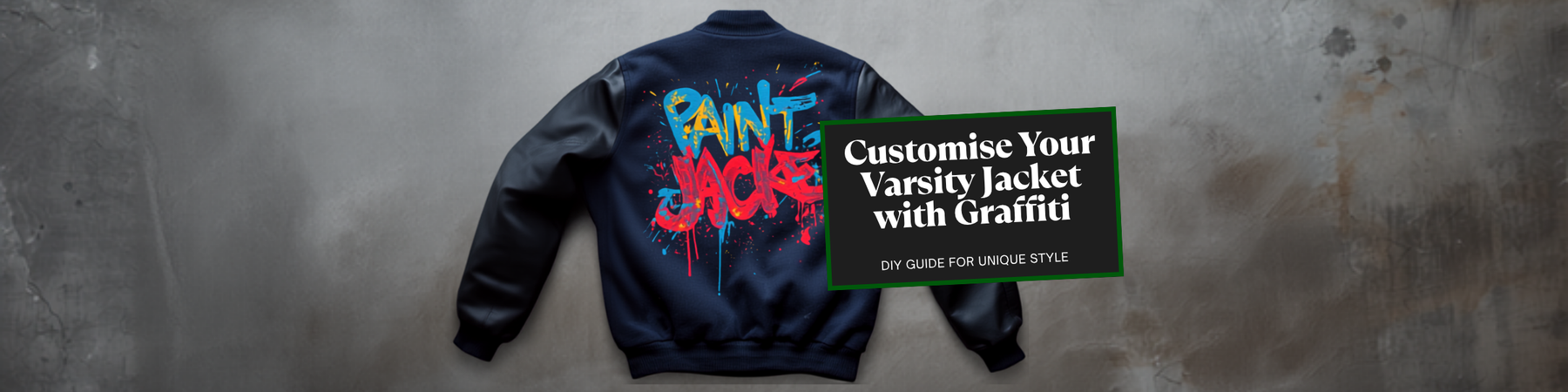 How to Customise a Varsity Jacket with Graffiti Art (DIY Guide)