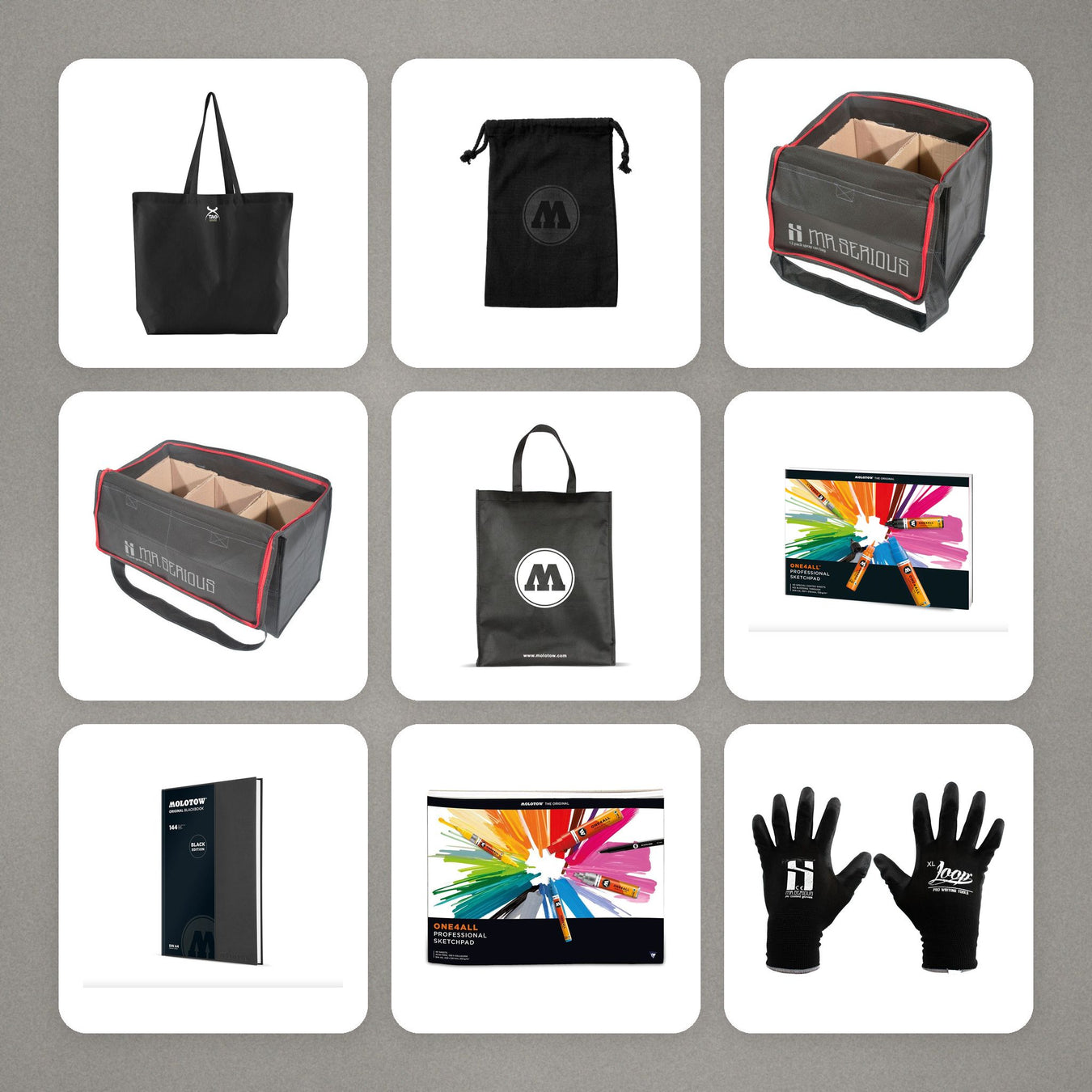 Bags and Accessories at Graffiti Gallery