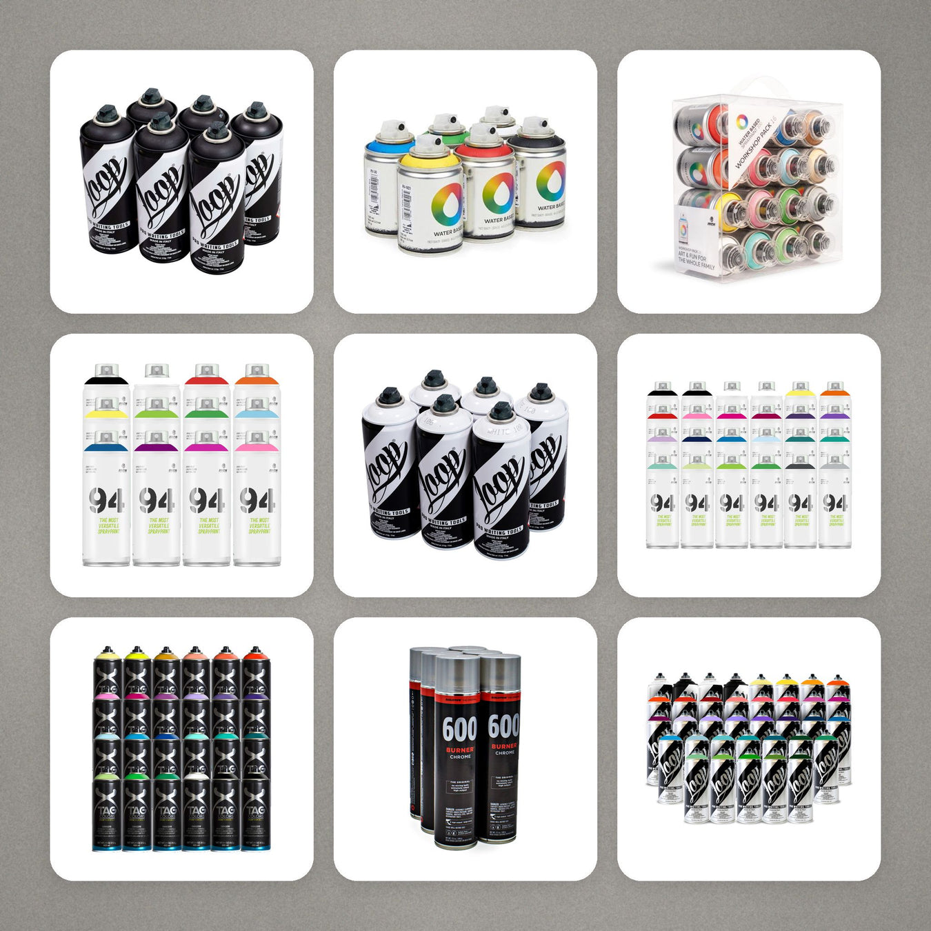 Spray Paint Bundles at Graffiti Gallery