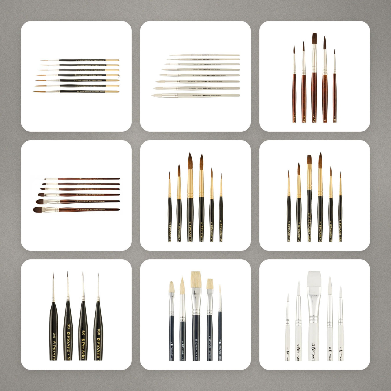 Artist Brushes at Graffiti Gallery