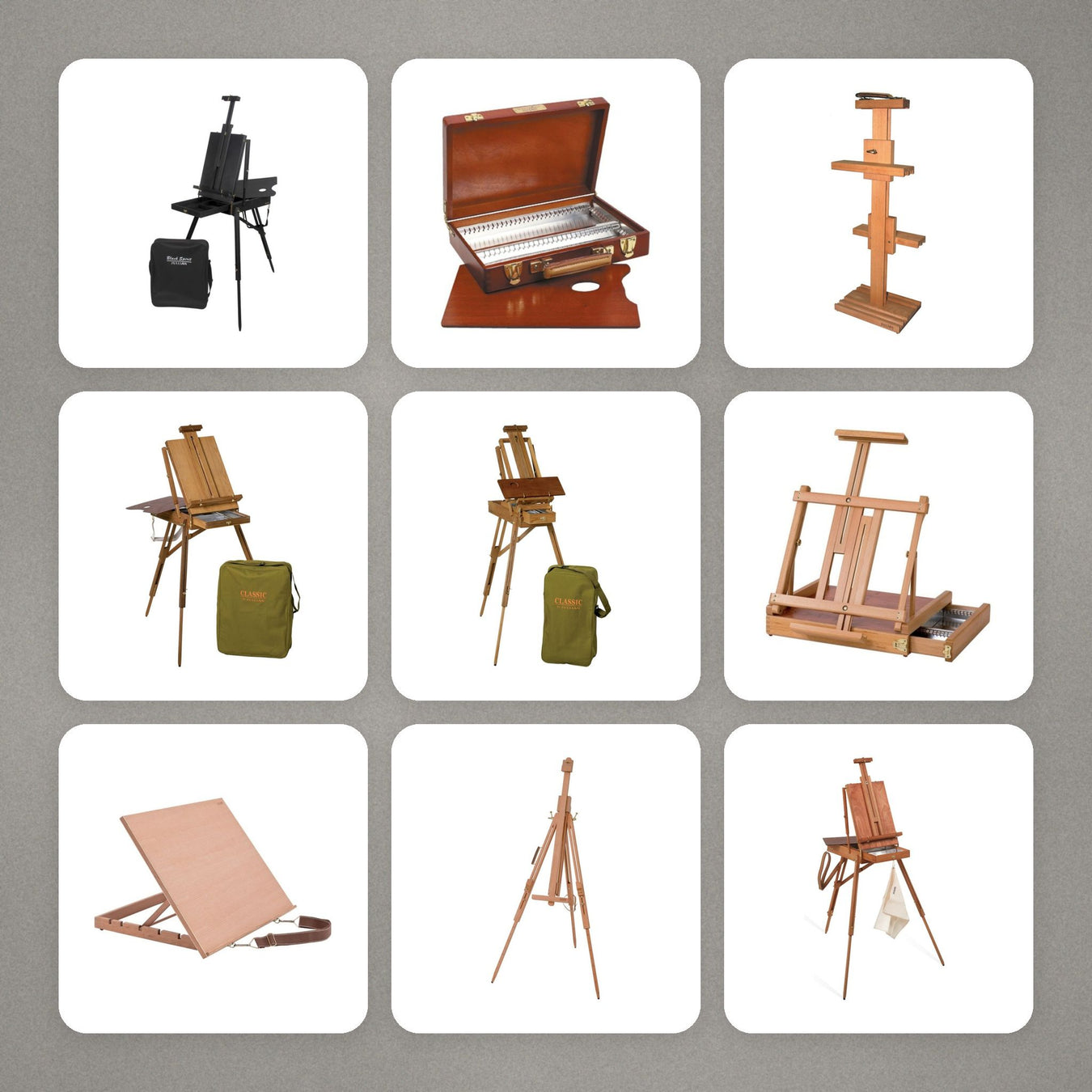 Easels at Graffiti Gallery