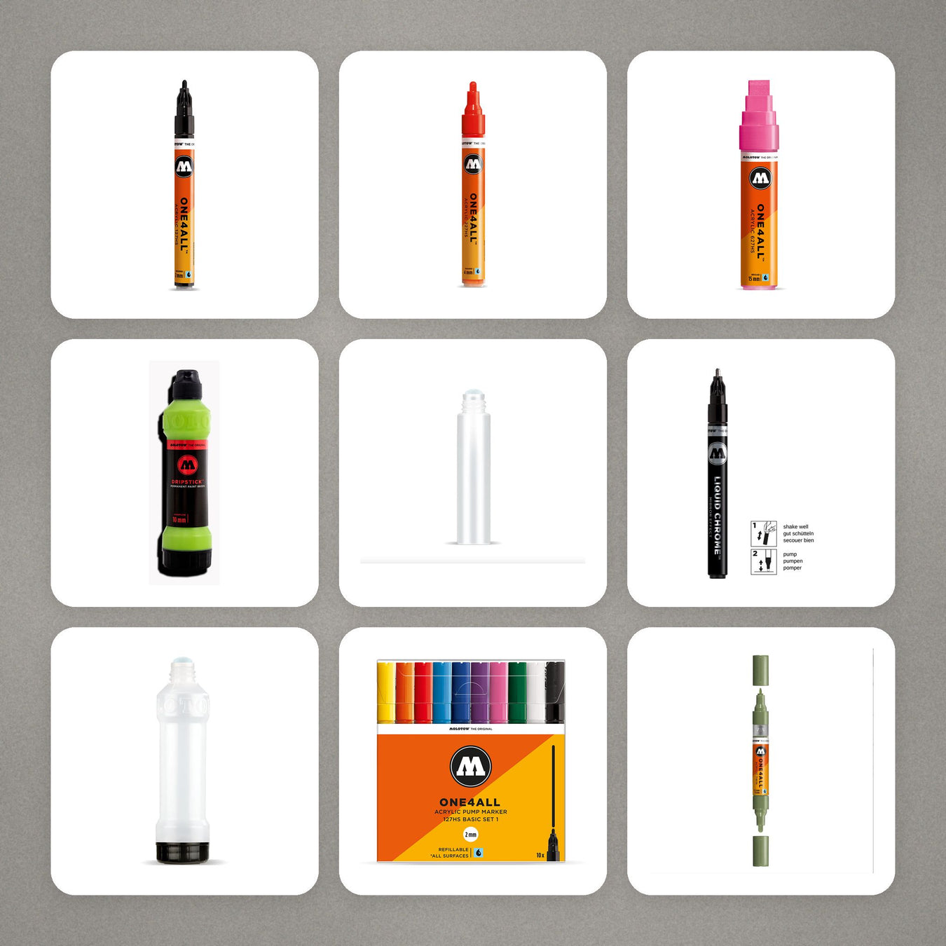 Molotow Markers at Graffiti Gallery