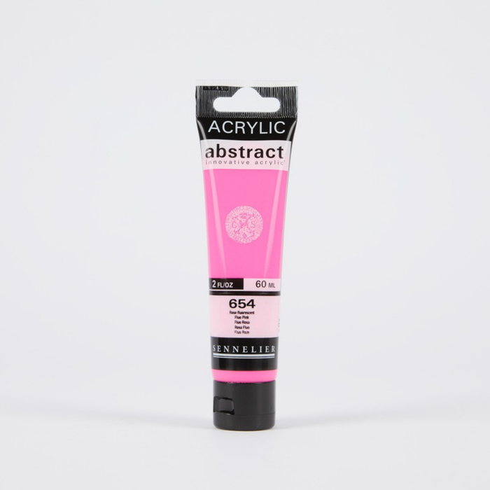 Sennelier Abstract Acrylic 60ml - Fluorescent Pink 654