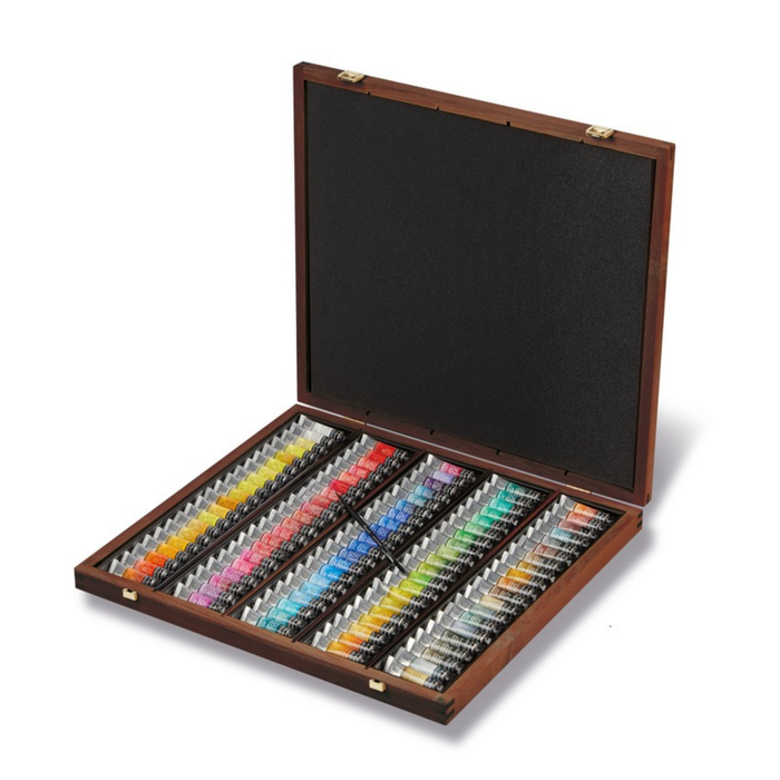 Sennelier Watercolour Display Box Set 100 x 10ml Tubes Open