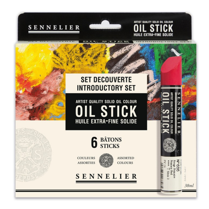 Sennelier Artists Oil Sticks Set of 6 x 38ml