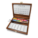 Sennelier Wooden Watercolour Box Set 24 x 1/2 Pans Ceramic Palette