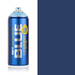 Montana Blue Space Jam spray paint can, 400ml, half-can half-colour swatch