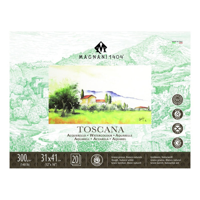 Magnani Toscana Watercolour Block - Rough | Graffiti Gallery UK