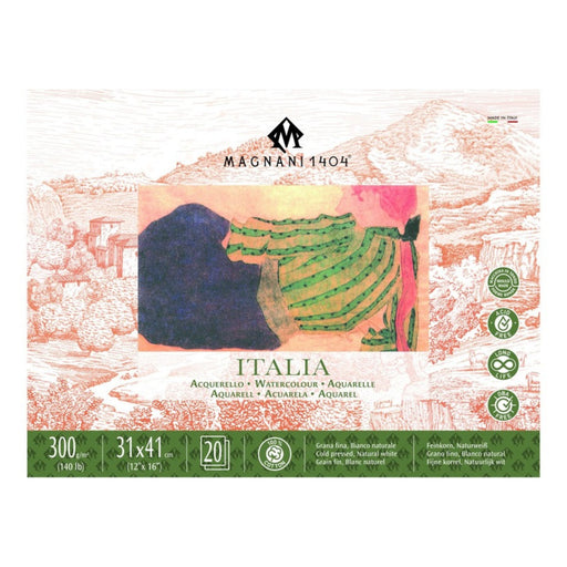 Magnani Italia Watercolour Block - Cold Pressed | Graffiti Gallery UK