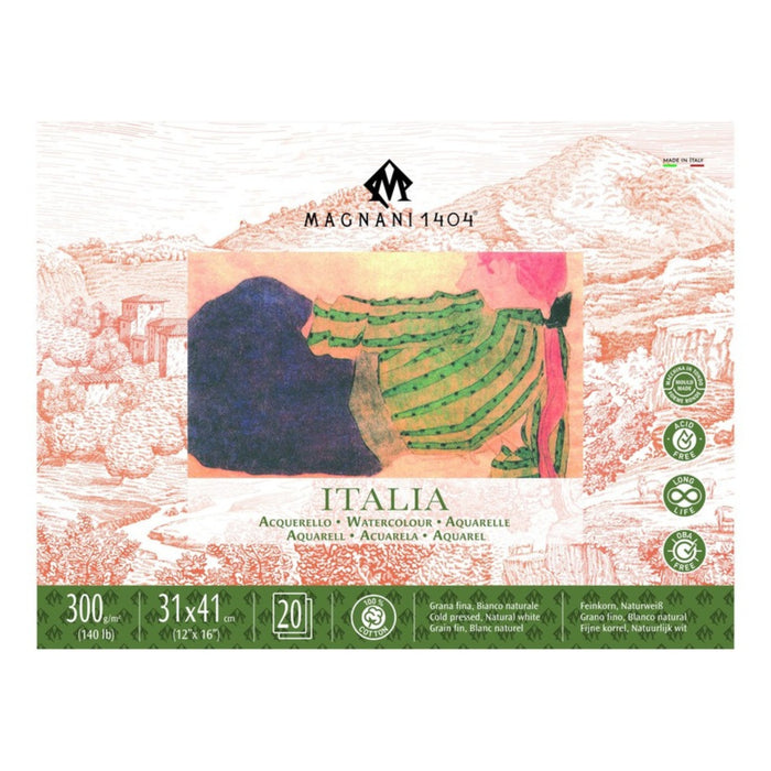 Magnani Italia Watercolour Block - Cold Pressed | Graffiti Gallery UK