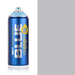 Montana Blue Grey Parrot spray paint can, 400ml, half-can half-colour swatch