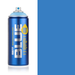Montana Blue Morpho spray paint can, 400ml, half-can half-colour swatch