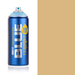 Montana Blue Beige spray paint can, 400ml, half-can half-colour swatch