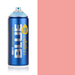 Montana Blue Poppy spray paint can, 400ml, half-can half-colour swatch