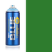Montana Blue Juicy Grass spray paint can, 400ml, half-can half-colour swatch