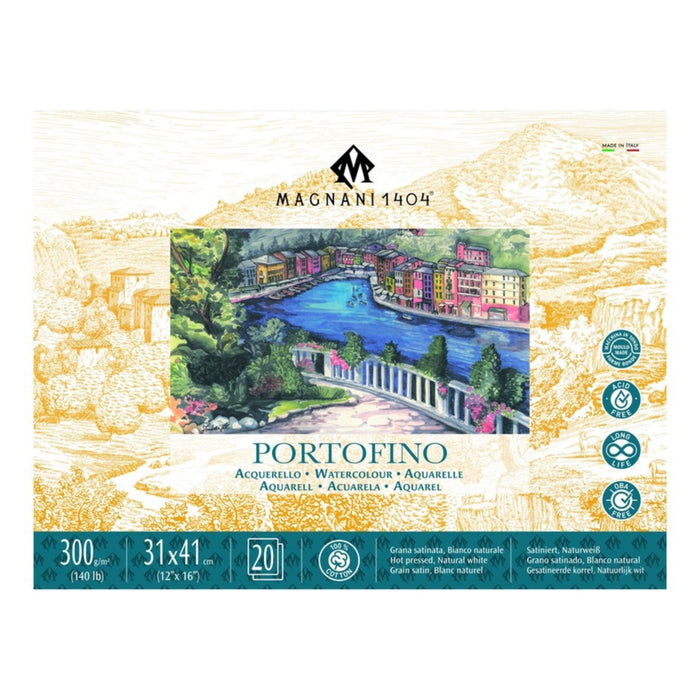 Magnani Portofino Watercolour Block - Hot Pressed | Graffiti Gallery UK