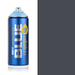 Montana Blue Dungeon spray paint can, 400ml, half-can half-colour swatch