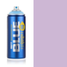 Montana Blue Crocus spray paint can, 400ml, half-can half-colour swatch