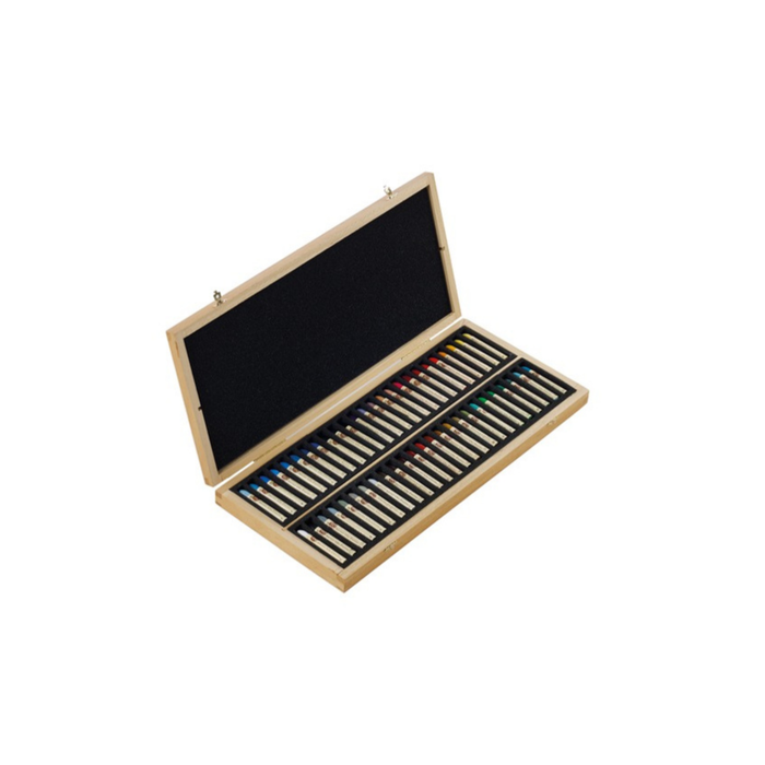 Sennelier Oil Pastel Wooden Box Set 50 x Assorted