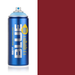 Montana Blue Noble Red spray paint can, 400ml, half-can half-colour swatch