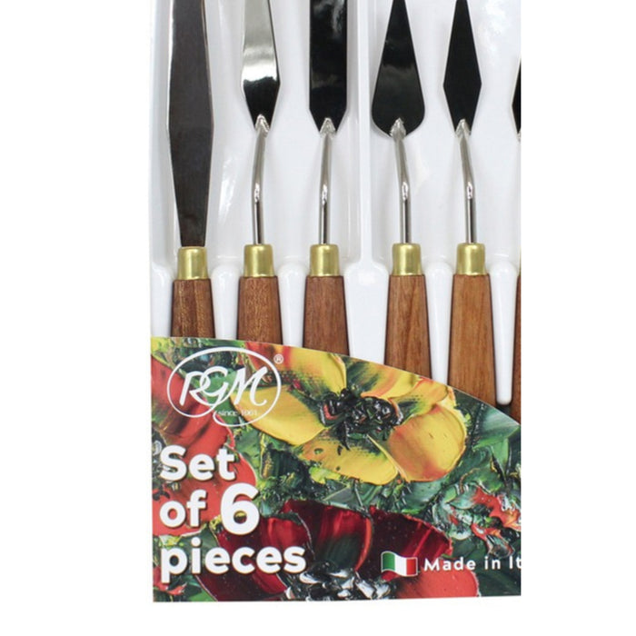RGM Traditional Palette Knife Set of 6