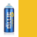 Montana Blue Mango Tango spray paint can, 400ml, half-can half-colour swatch