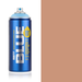 Montana Blue Caramelo spray paint can, 400ml, half-can half-colour swatch
