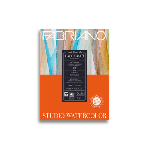 Fabriano Studio Watercolour Block - Hot Pressed