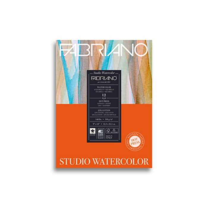 Fabriano Studio Watercolour Block - Hot Pressed