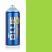 Montana Blue Frogger spray paint can, 400ml, half-can half-colour swatch