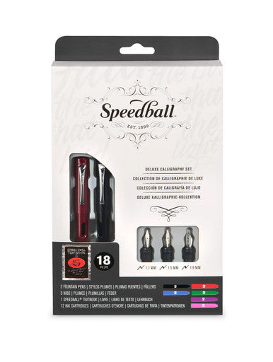 Speedball Calligraphy Fountain Pen Deluxe Set