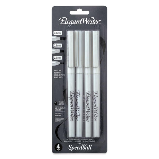 Speedball Elegant Writer 4 Pen Set Black