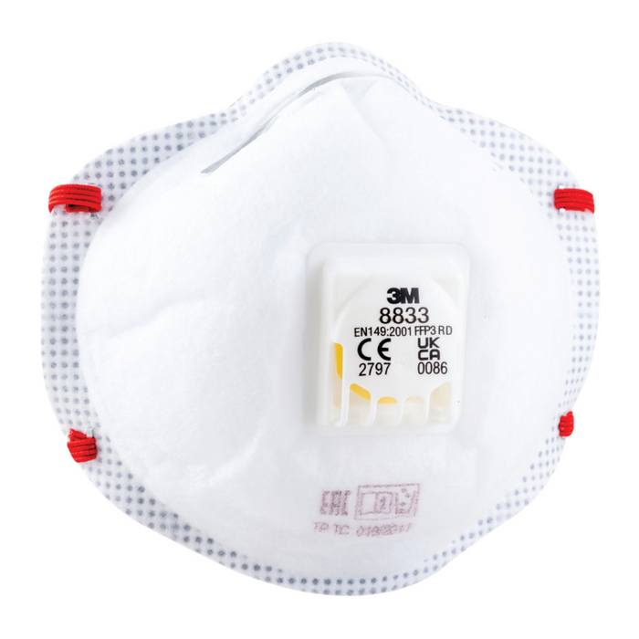 3M 8833 Disposable Mask Pack of 10