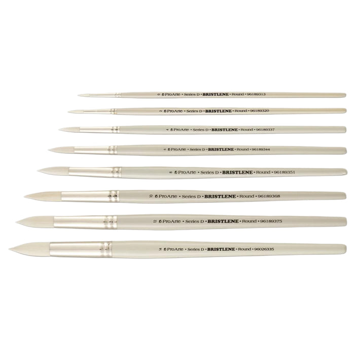 Pro Arte Series D Bristlene Round Brushes