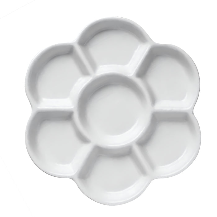 Ceramic Palette Small 7 Well Daisy