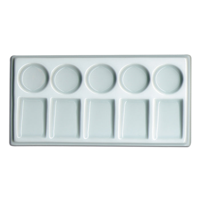 Ceramic Palette Rectangle – 10 Wells