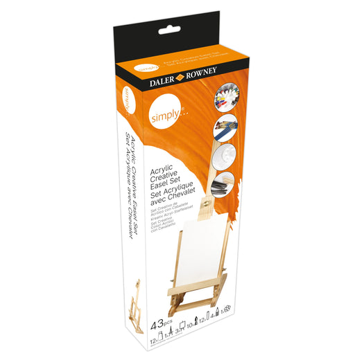 Daler-Rowney Simply Acrylic Creative Easel Set 43 Piece