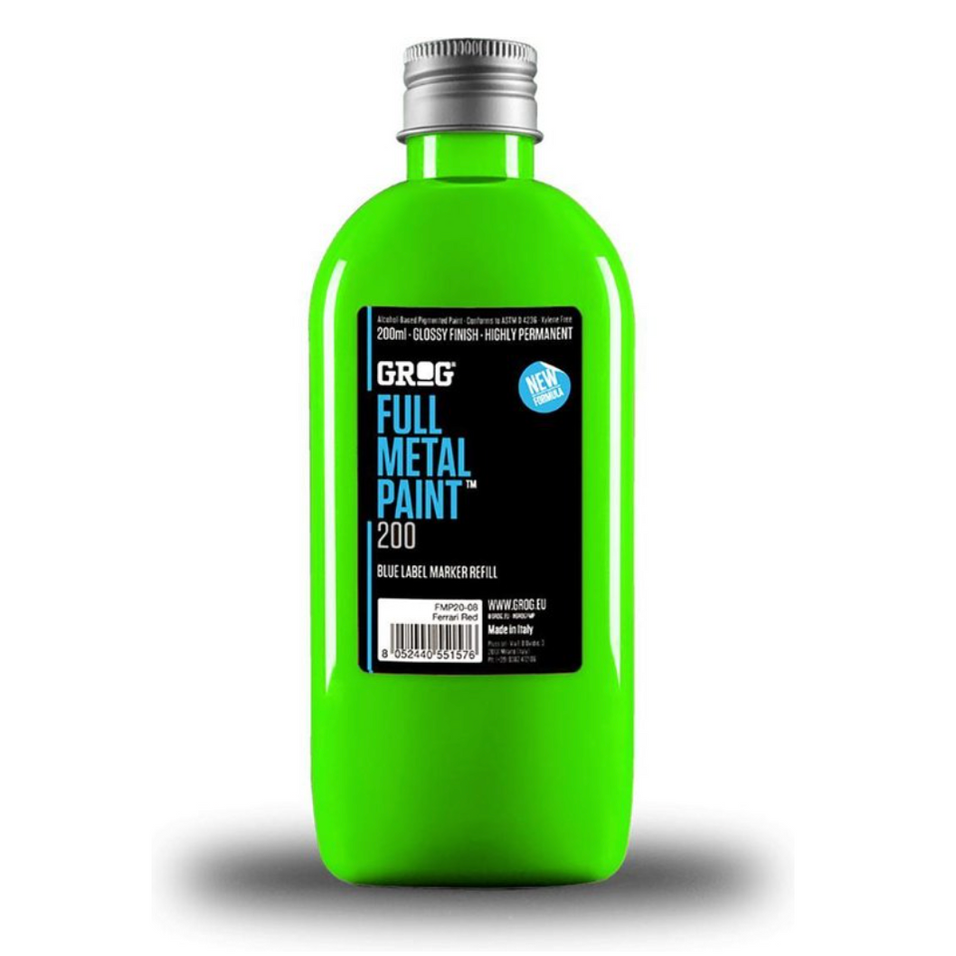Color Grog Grog Full Metal Paint 200ml – Alcohol-Based Paint Refill
