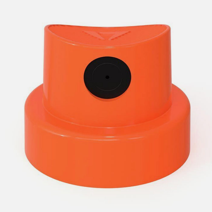 Hardcore Fat Cap (Orange with Black Dot) Bag of 10