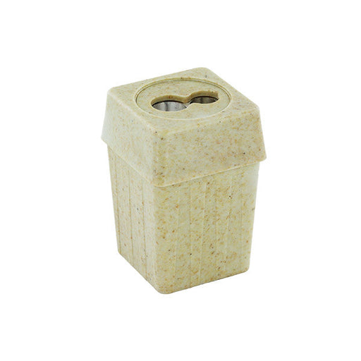KUM Biofibre 228 M2 dual-hole pencil sharpener with shavings container