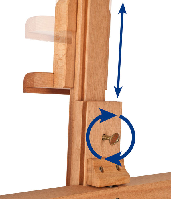 Mabef M/04 Studio Easel – Professional Beechwood Artist Easel