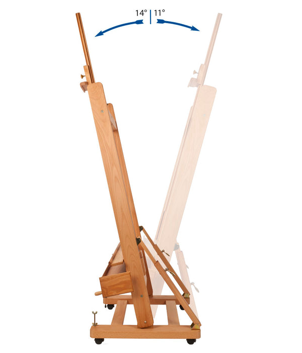 Mabef M/04 Studio Easel – Professional Beechwood Artist Easel