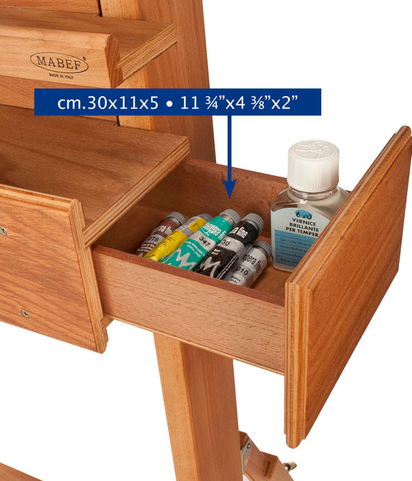 Mabef M/04 Studio Easel – Professional Beechwood Artist Easel