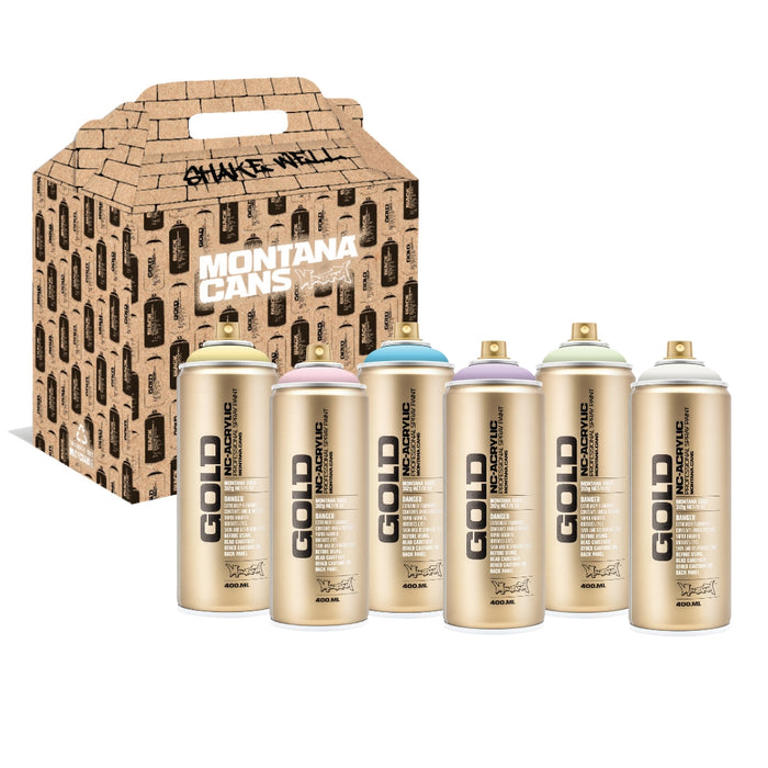 Montana Gold Box Set of 6 400ml Pastel